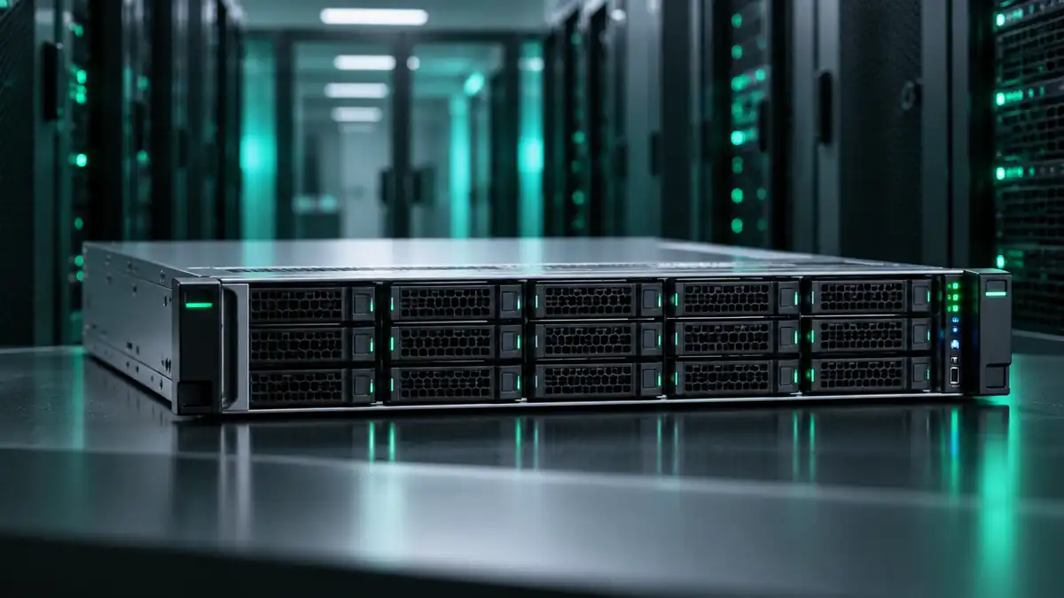 تصویر سرورهای HP در دیتاسنتر برای مقاله معرفی و بررسی سرورهای HP