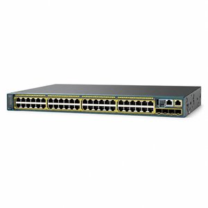 سوئیچ شبکه سیسکو WS-C2960S-48TS-L با ۴۸ پورت اترنت گیگابیتی